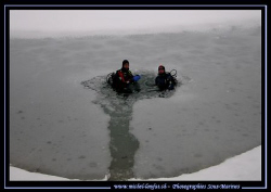Yesterday's under The Ice Diving. With my friend JP : the... by Michel Lonfat 